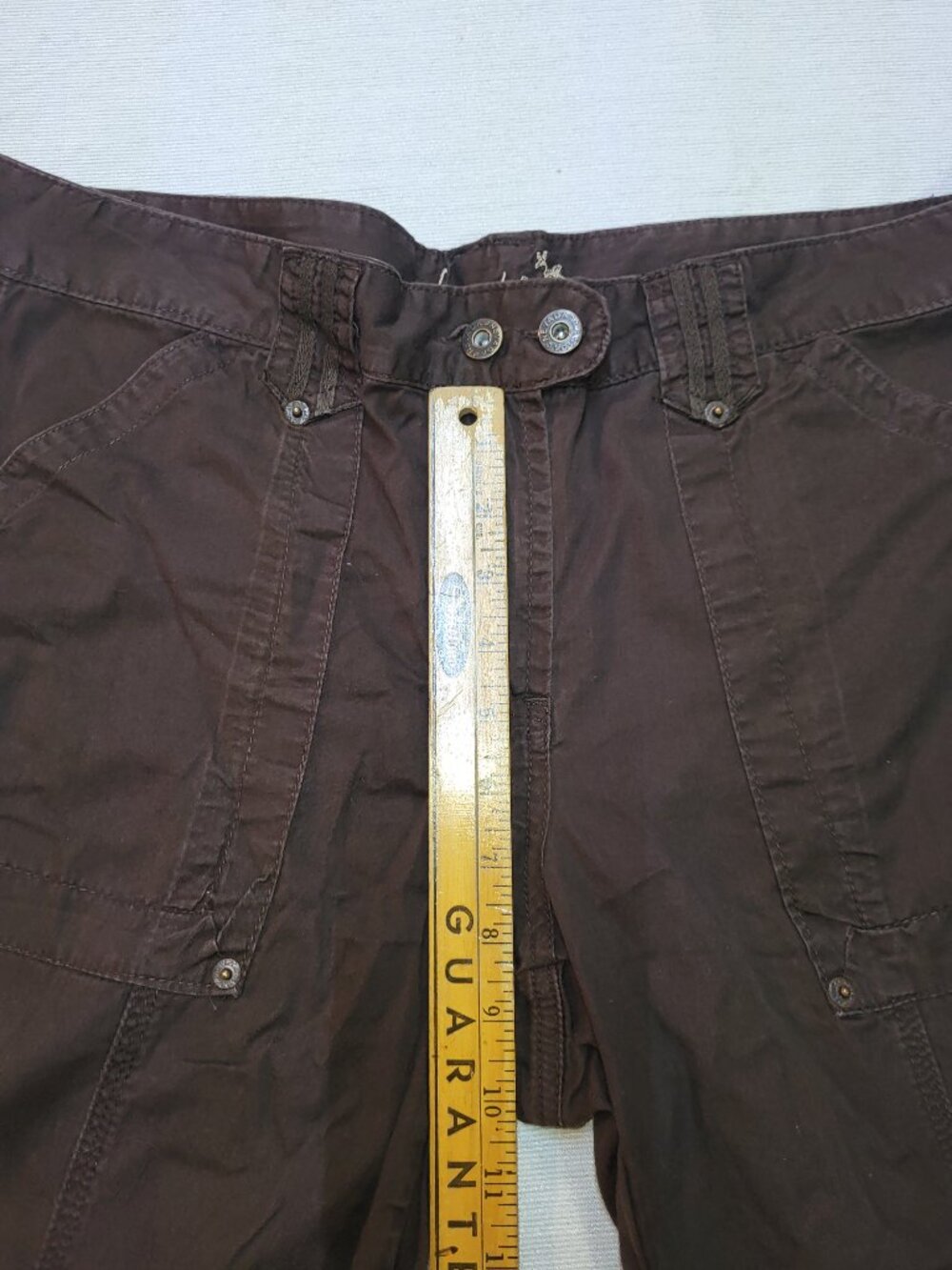 Nevada Women’s Cargo Pants Size 16 Brown 100% Cotton Utility Outdoor - Picture 6 of 12